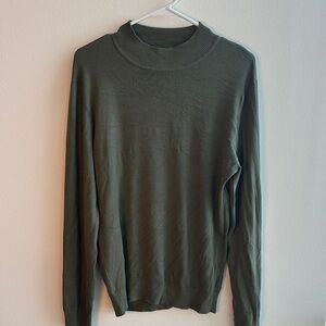 River Island Dark Green Crewneck Sweater